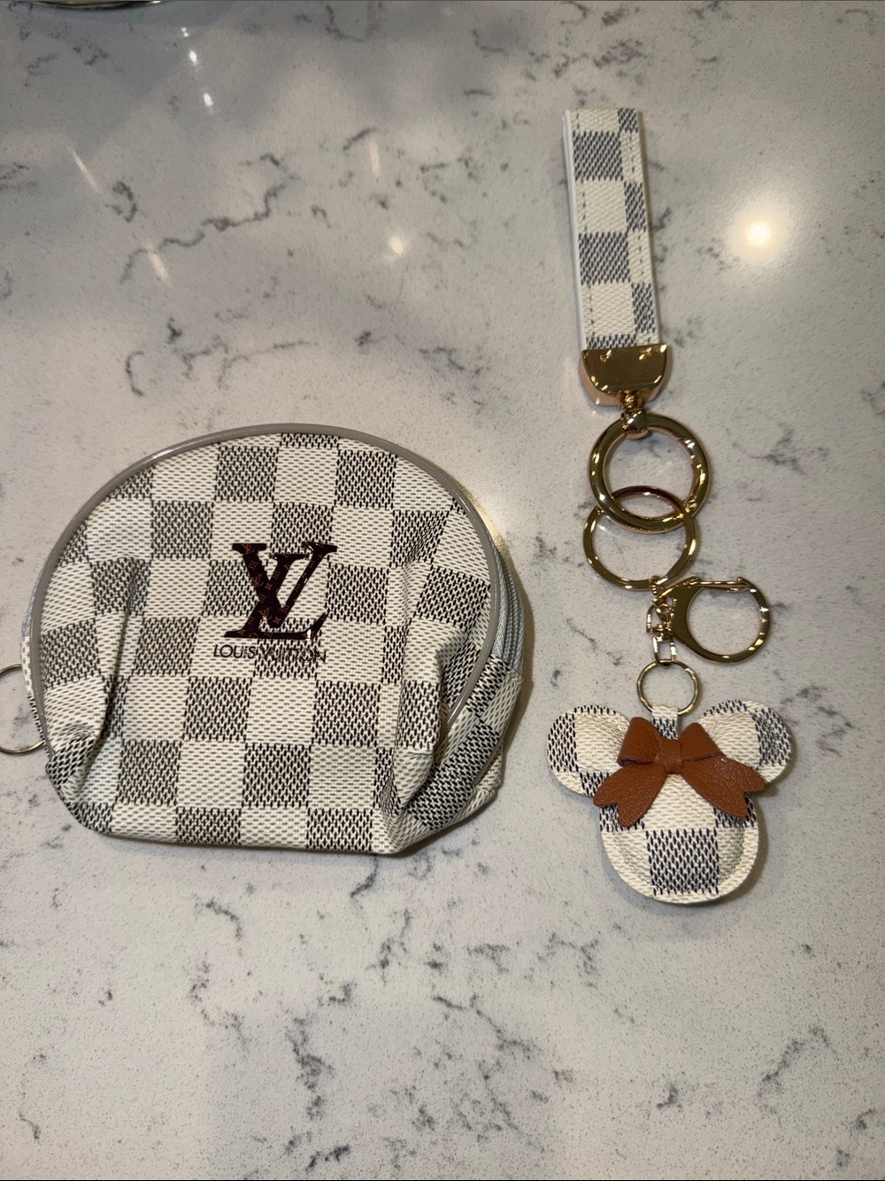 Bag charm and coin purse